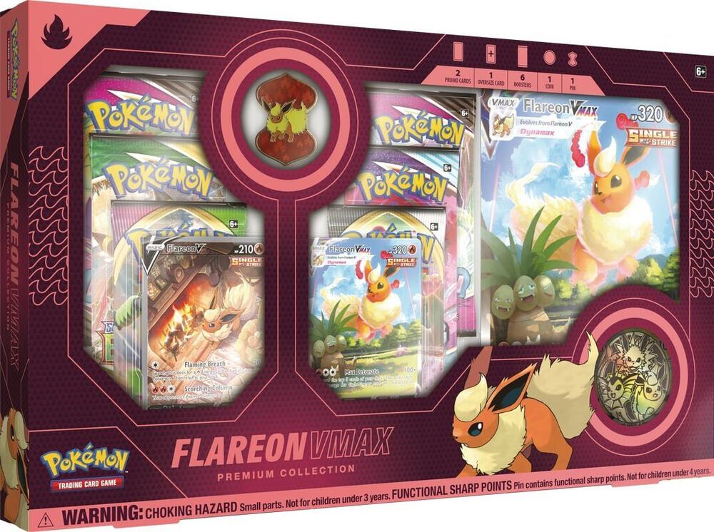 Pokemon Sealed - Flareon VMAX Display