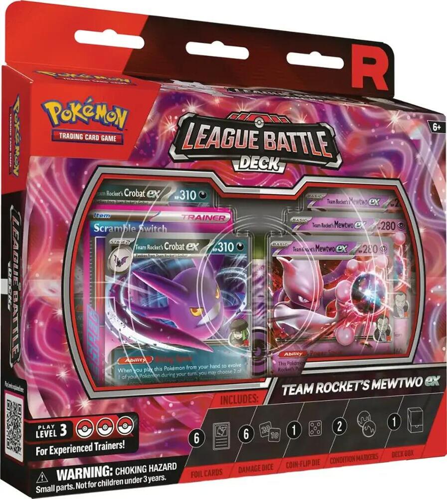 Pokemon Sealed - League battle Deck Team Rockets Mewtwo EX