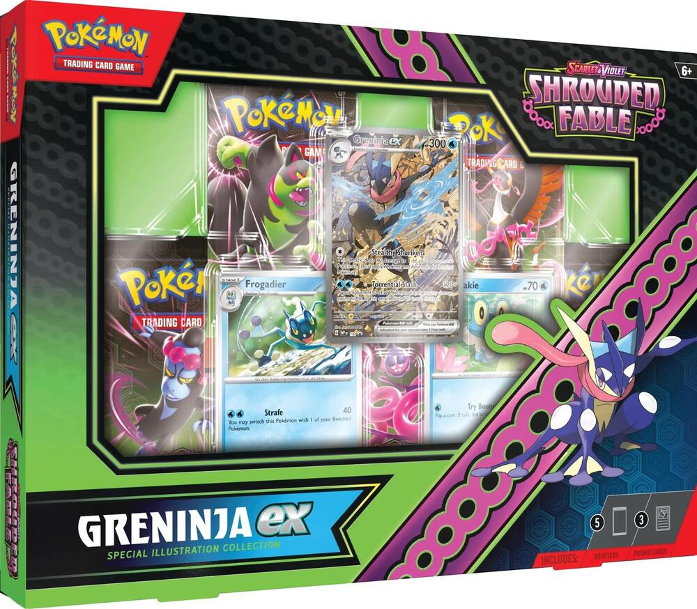 Pokemon Sealed - shrouded Fables greninja ex box