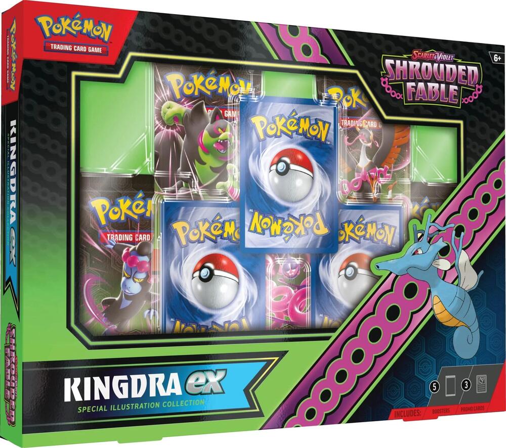 Pokemon Sealed - shrouded Fables kingdra ex box