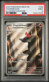 Pokemon Single - 2023 MEW EN CHARMELEON ILLUSTRATION RARE MINT 9