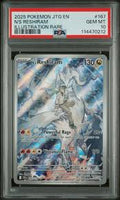 Pokemon Single - 2025 JTG EN N'S RESHIRAM ILLUSTRATION RARE GEM MINT 10