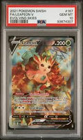 Pokemon Single - 2021 SWSH FA/LEAFEON V EVOLVING SKIES GEM MINT 10