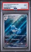 Pokemon Single - 2023 MEW EN WARTORTLE ILLUSTRATION RARE MINT 9
