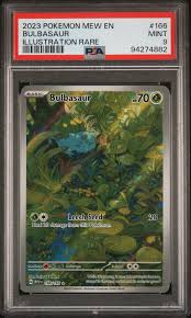 Pokemon Single - 2023 MEW EN BULBASAUR ILLUSTRATION RARE MINT 9