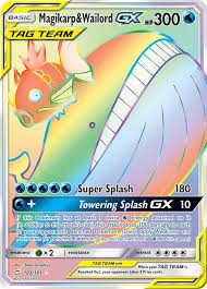 Pokemon Single - MAGIKARP & WAILORD GX 183/181
