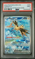 Pokemon Single - 2023 MEW EN ZAPDOS ex SPECIAL ILLUSTRATION RARE MINT 9