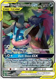 Pokemon Single - GRENINJA & ZOROARK GX 201/214