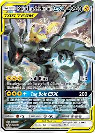 Pokemon Single - PIKACHU & ZEKROM SM168 PROMO
