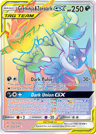 Pokemon Singkle - GRENINJA & ZOROARK GX 222/214