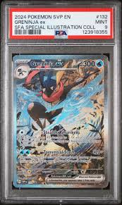 Pokemon Single - 2024 SVP EN GRENINJA ex SFA SPECIAL ILLUSTRATION COLL MINT 9