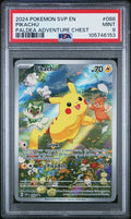 Pokemon Single - 2024 SVP EN PIKACHU PALDEA ADVENTURE CHEST MINT 9