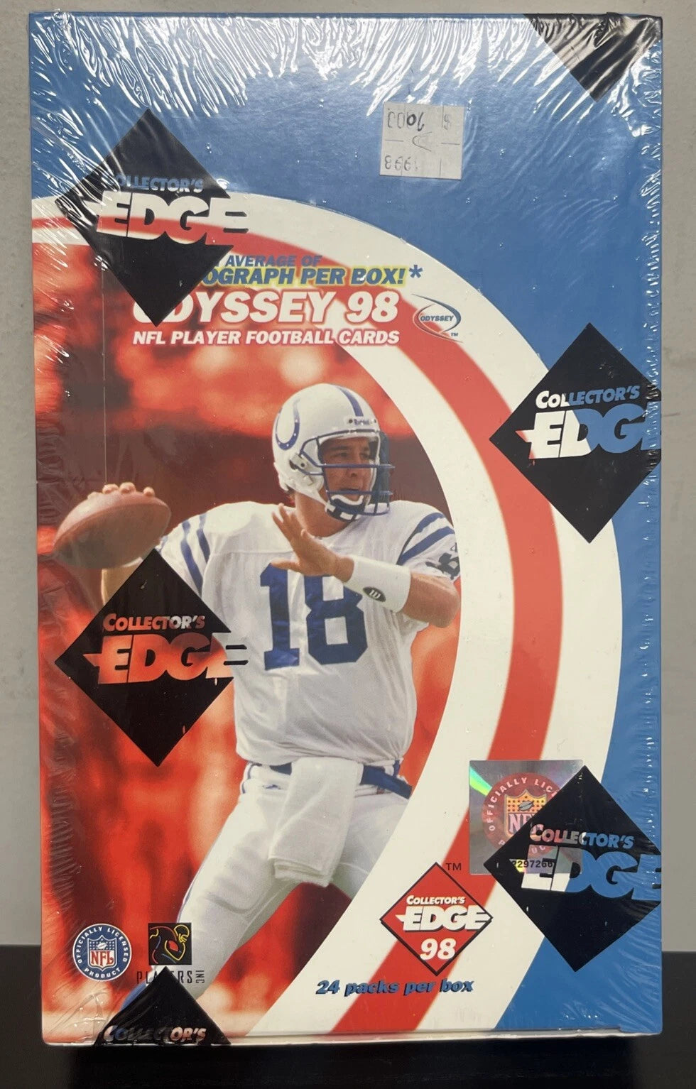 1998 collectors edge odyssey football Hobby box
