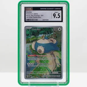 Pokemon Single - 2023 SNORLAX BLACK STAR PROMO - 051 151 ELITE TRAINER BOX MINT 9.5